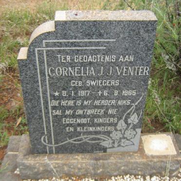 VENTER Cornelia J.J. nee SWIEGERS 1917-1965