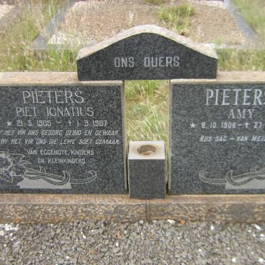 PIETERS Piet Ignatius 1905-1967 &amp; Amy 1908-1997