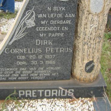 PRETORIUS Dirk Cornelius Petrus 1937-1965