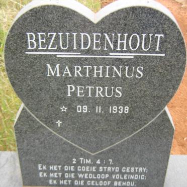 BEZUIDENHOUT Marthinus Petrus 1938-