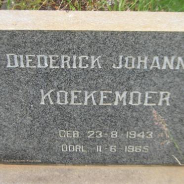 KOEKEMOER Diederick Johannes 1943-1965
