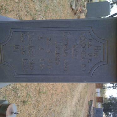 BEUKES Corneluis Jakop 1895-1935 