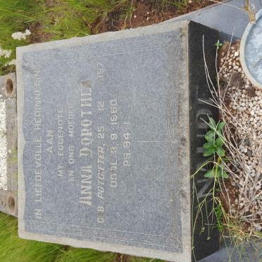 NAUDE Anna Dorothea nee POTGIETER 1897-1960
