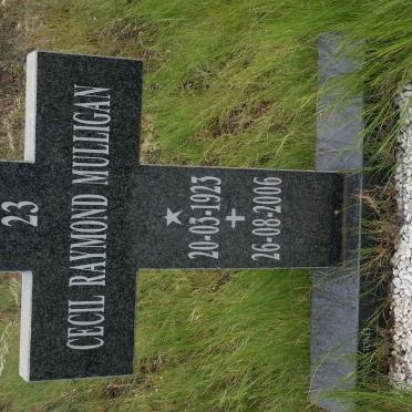 MULLIGAN Cecil Raymond 1923-2006