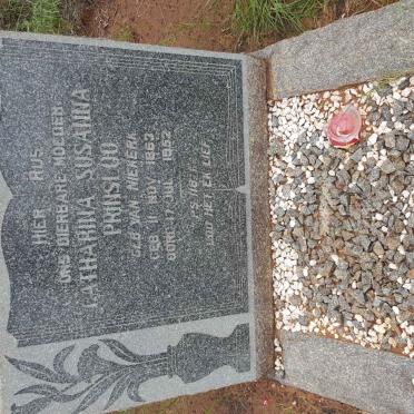 PRINSLOO Catharina Susanna nee VAN NIEKERK 1863-1952