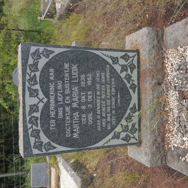 LUDIK Martha Maria 1938-1952