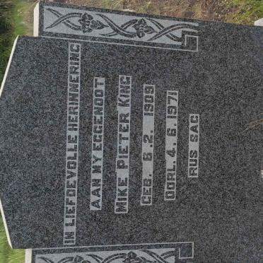 KING Mike Pieter 1909-1971