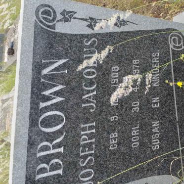 BROWN Joseph Jacobus 1908-1976