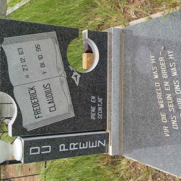 PREEZ Frederick Claudius, du 1963-1995