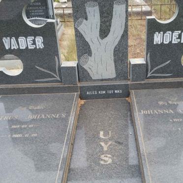 UYS Petrus Johannes 1919-2005 &amp; Johanna Catharina 1922-1992