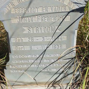 STRYDOM Johan Frederick 1884-1939