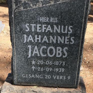 JACOBS Stefanus Jahannes 1873-1939