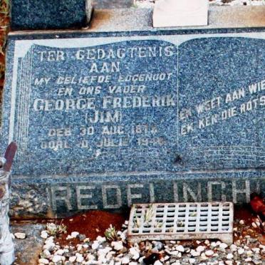 REDELINGHUYS George Frederik 1875-1949 &amp; Helena Johanna LE ROUX 1873-1967