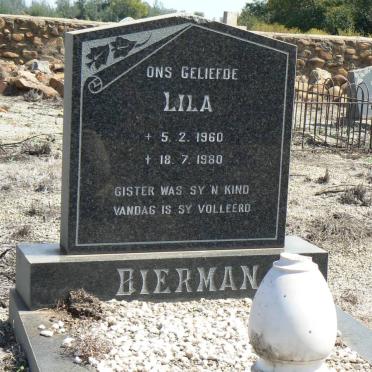 BIERMAN Lila 1960-1980