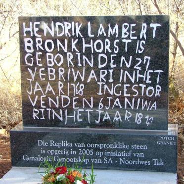 BRONKHORST Hendrik Lambert 1768-1841 