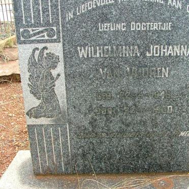 VUUREN Wilhelmina Johanna, van 1946-1950