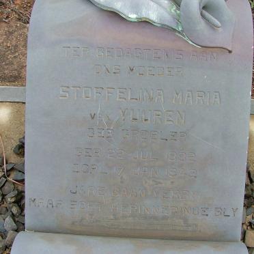 VUUREN Stoffelina Maria, van nee GROBLER 1882-1942