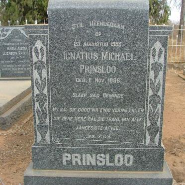 PRINSLOO Ignatius Michael 1896-1955