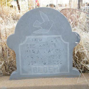 BLOEM Maria 1962-1963
