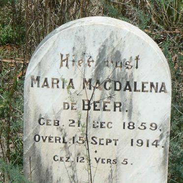 BEER Maria Magdalena, de 1859-1914