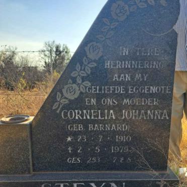 STEYN Cornelia Johanna nee BARNARD 1910-1979