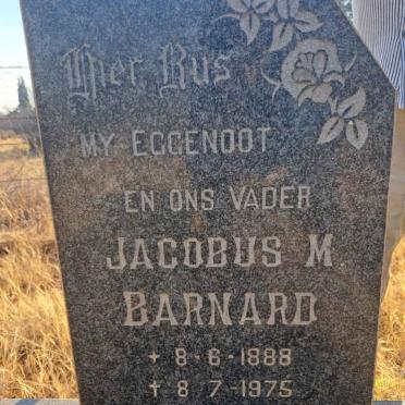 BARNARD Jacobus M. 1888-1975