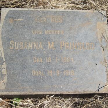 PRINSLOO Susanna M. 1854-1918