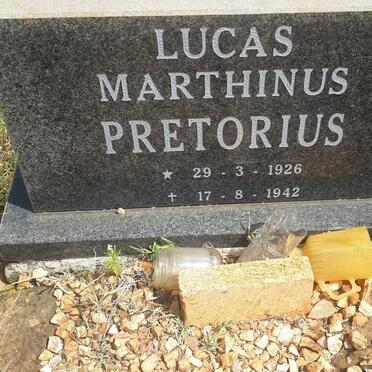 PRETORIUS Lucas Marthinus 1926-1942