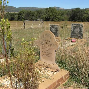 PRETORIUS Martha Maria Magdalena nee BARNARD 1874-1932