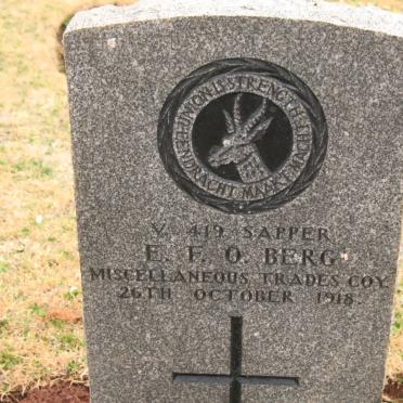 BERG E.F.O. -1918