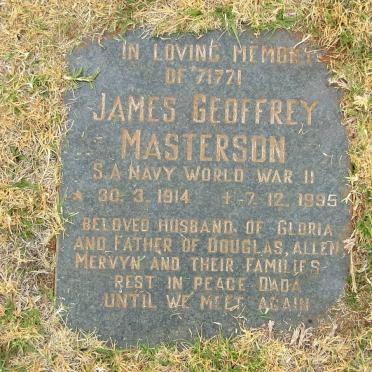 MASTERSON James Geoffrey 1914-1995