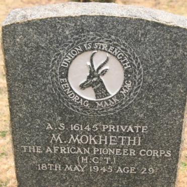MOKHETHI M. -1945