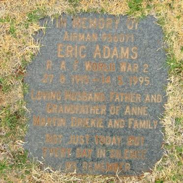 ADAMS Eric 1915-1995