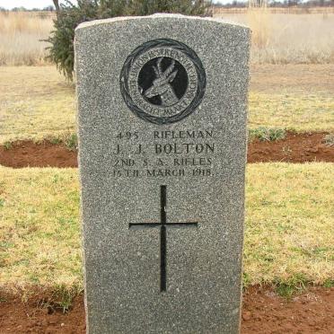 BOLTON J.J. -1918