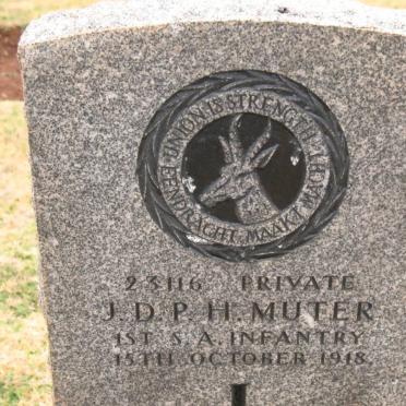 MUTER J.D.P.H. -1918