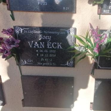 DEALE ? -2021 &amp; Mandie 1951-2015 :: VAN ECK Joey 1925-2018
