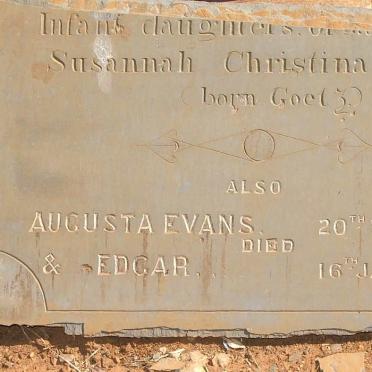 EVANS Augusta :: EVANS Edgar :: EVANS Emely Martha :: EVANS James :: EVANS Etta