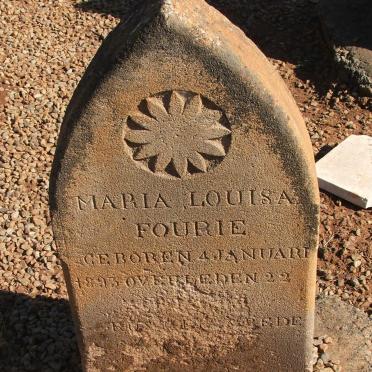 FOURIE Maria Louisa 1893-1893