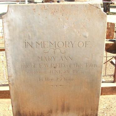 REID Mary Ann  -1863