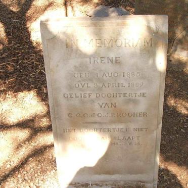 ROCHER  Irene 1885-1889