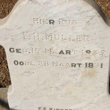 MULLER F.B. 1835-1881