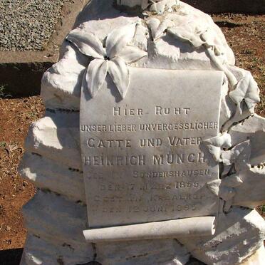 MUNCH Heinrich 1855-1895