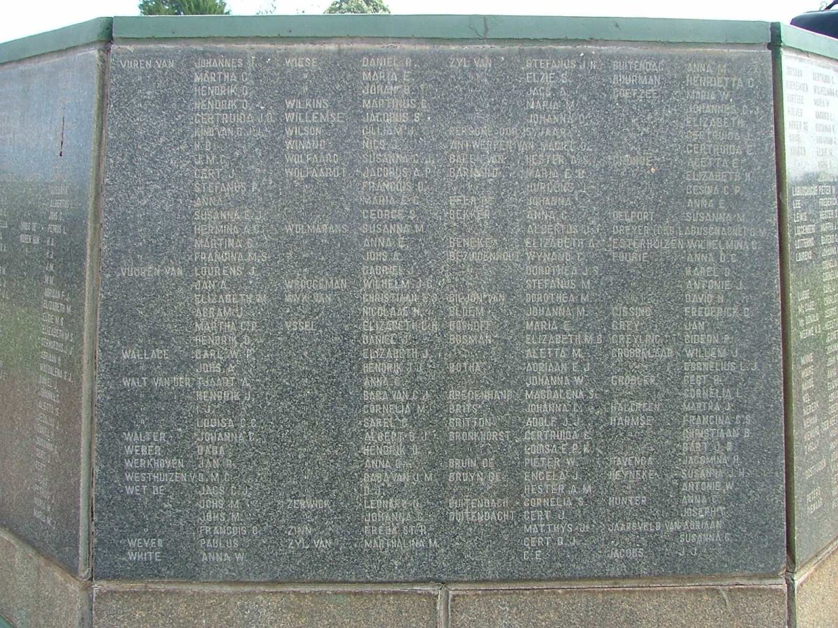 Potchefstroom Concentration camp deaths 7