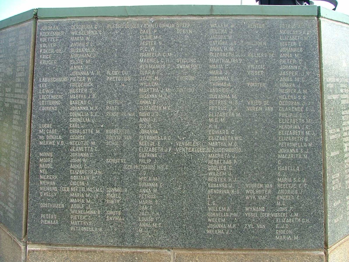 Potchefstroom Concentration camp deaths 8