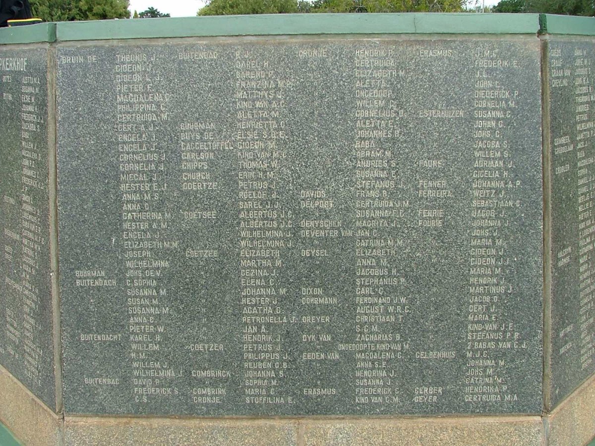 Potchefstroom Concentration camp deaths 2