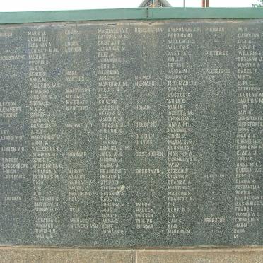 Potchefstroom Concentration camp deaths 4