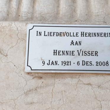 VISSER Hennie 1921-2008