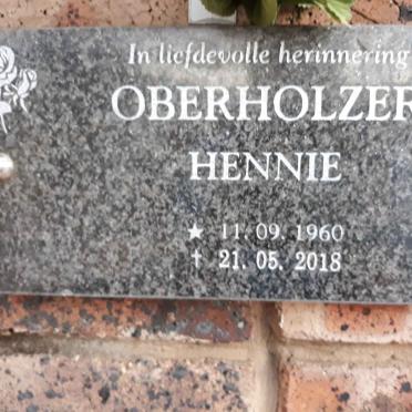 OBERHOLZER Hennie 1960-2018