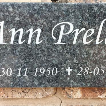 PRELLER Ann 1950-2015