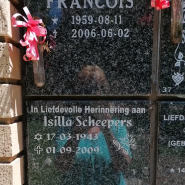 STRAUSS Francois 1959-2006 :: SCHEEPERS Isilla 1943-2009